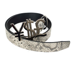 YEN DOLLAR POUND BELT SNAKE